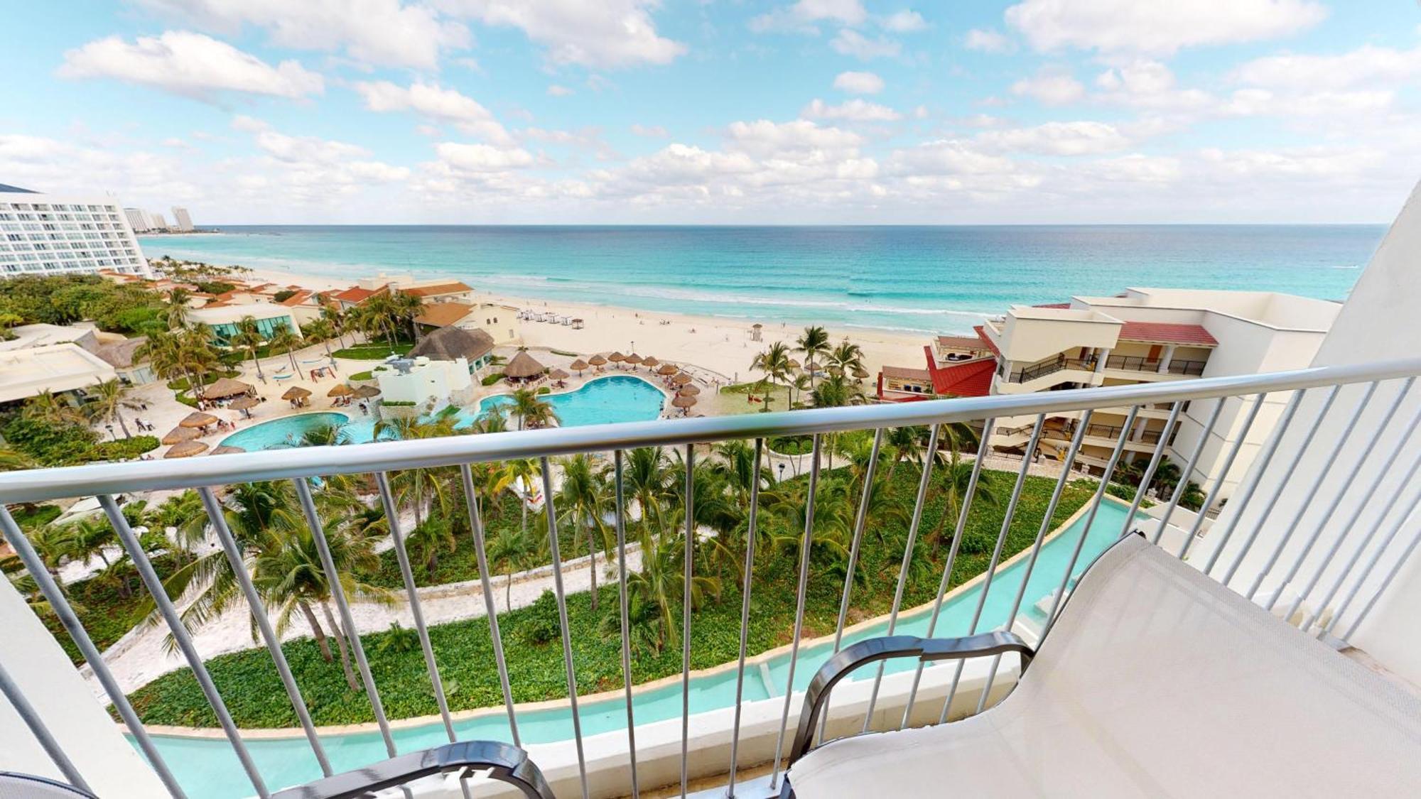 Grand Park Royal Cancun (Adults Only) Exterior photo View from a balcony at the Grand at Moon Palace